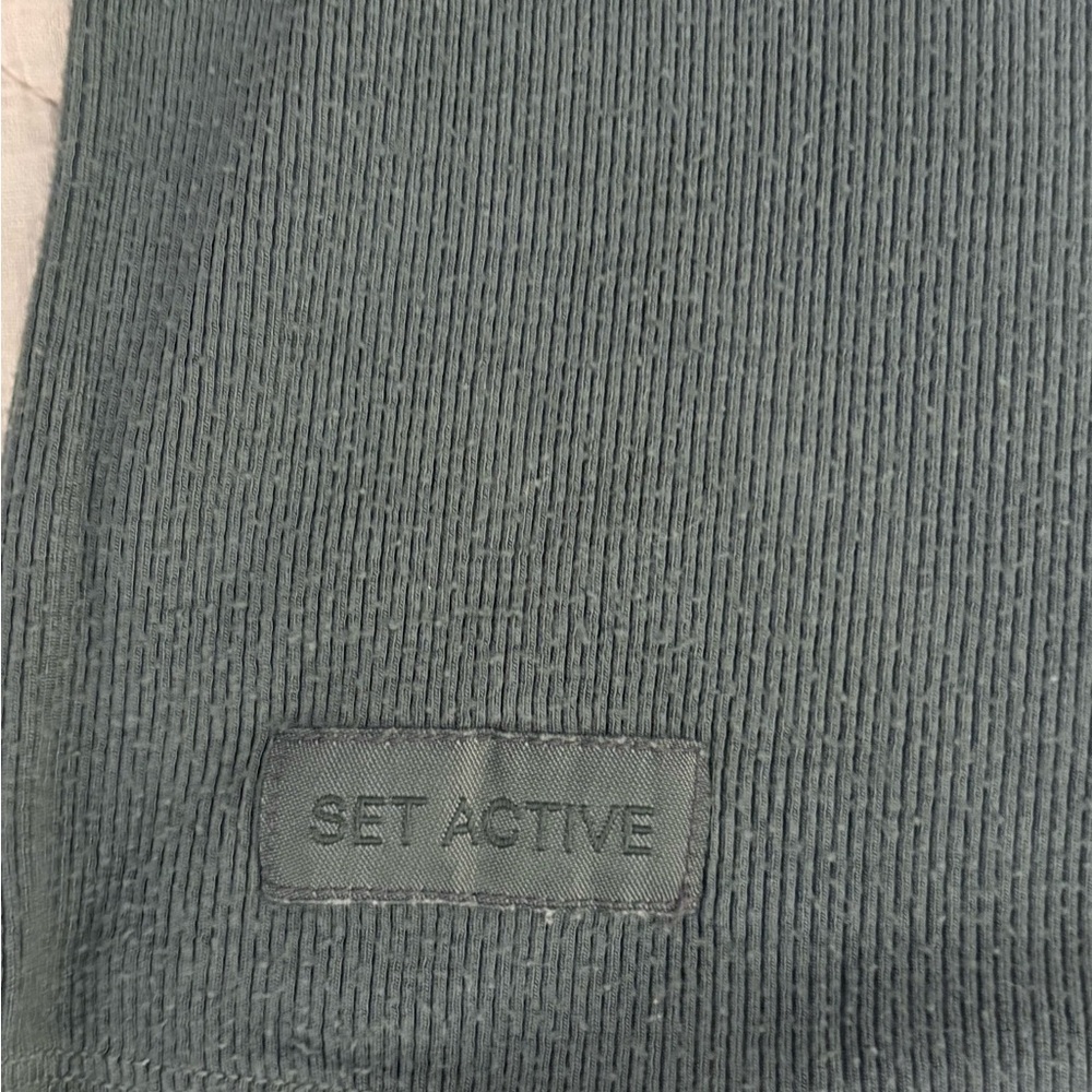 SET Active Dark Gray Muscle Tee - Picture 2 of 3